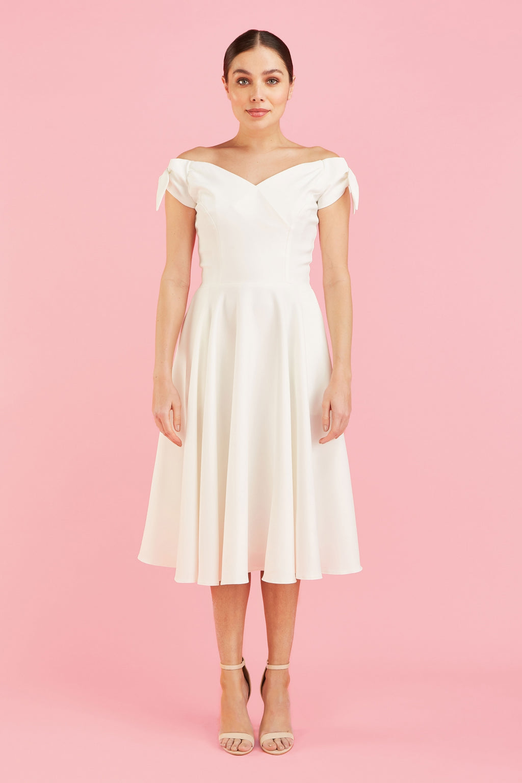 Fatale Bow Midi Dress