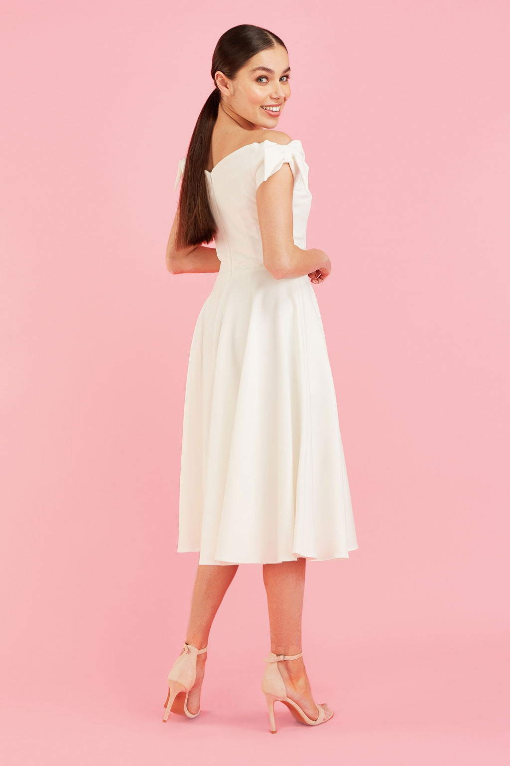 Fatale Bow Midi Dress