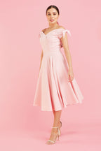 Fatale Bow Midi Dress