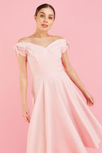 Fatale Bow Midi Dress