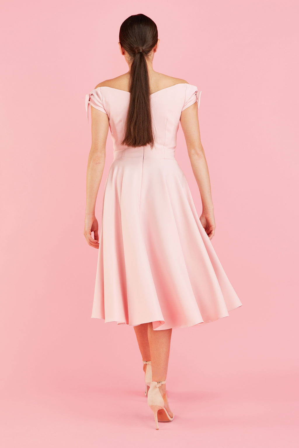 Fatale Bow Midi Dress