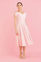 Fatale Bow Midi Dress