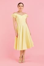 Fatale Bow Midi Dress