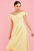 Fatale Bow Midi Dress