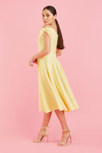 Fatale Bow Midi Dress