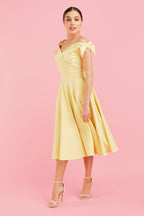 Fatale Bow Midi Dress