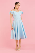 Fatale Bow Midi Dress