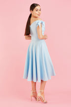 Fatale Bow Midi Dress