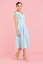 Fatale Bow Midi Dress