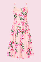 Priscilla Vintage Rose Midi Dress
