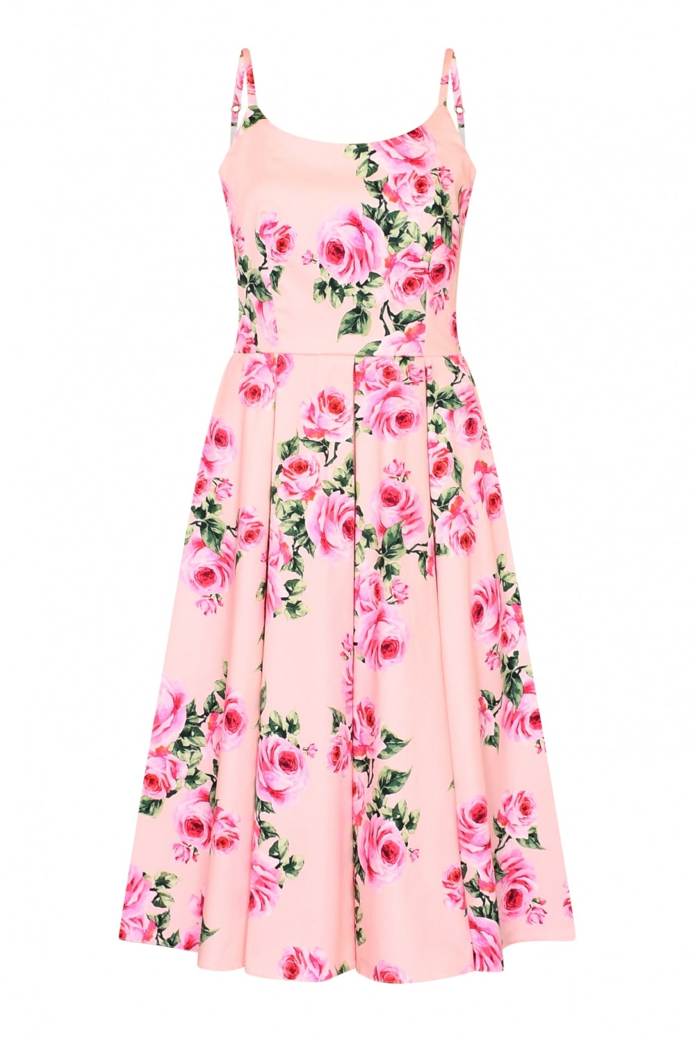 Priscilla Vintage Rose Midi Dress