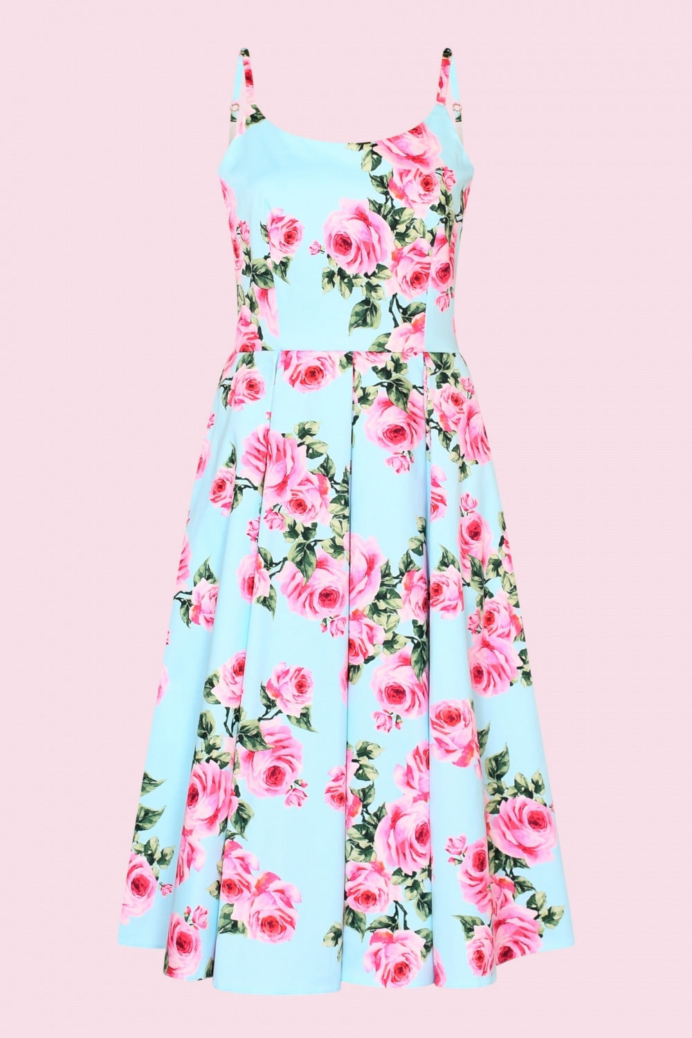 Priscilla Vintage Rose Midi Dress