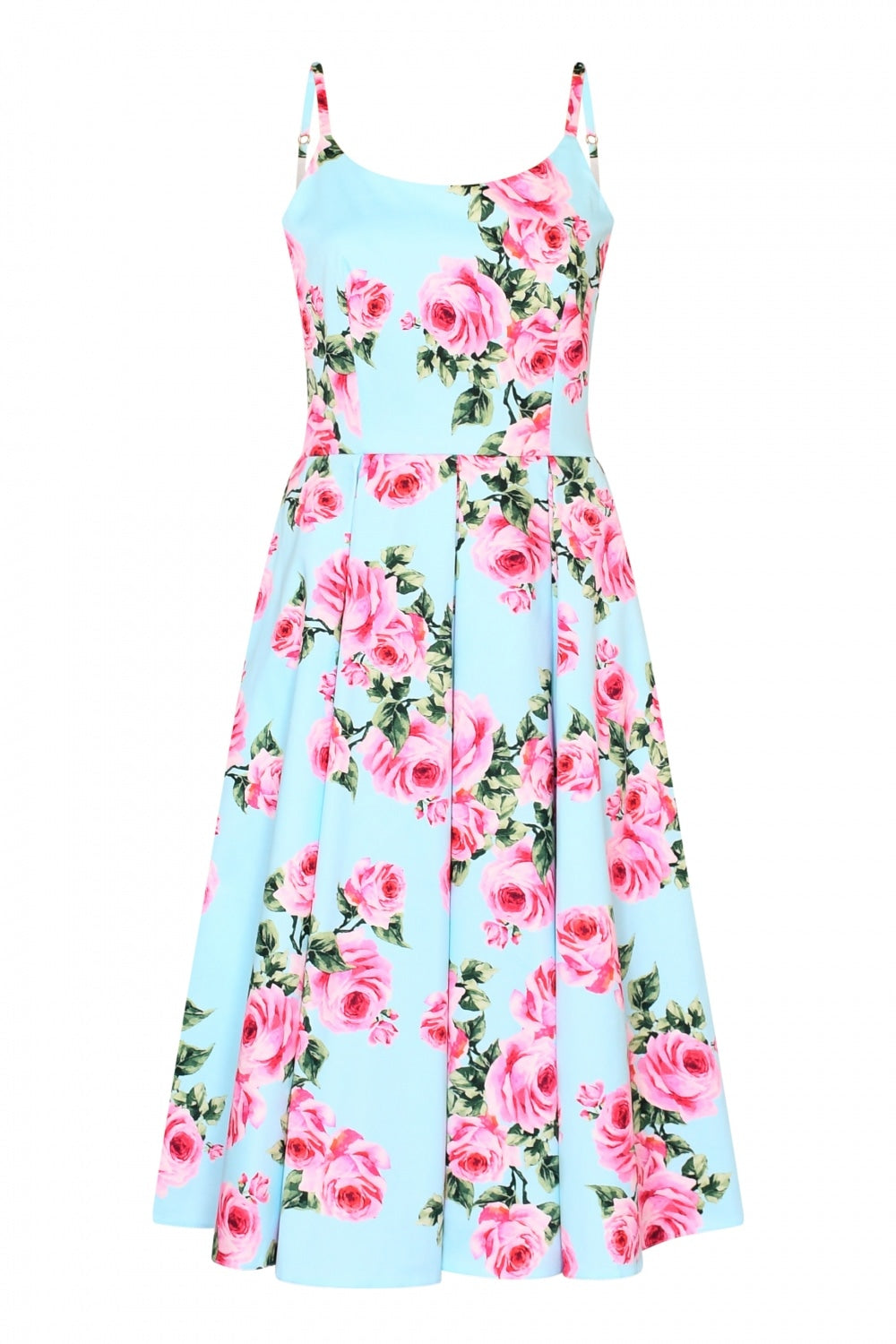 Priscilla Vintage Rose Midi Dress