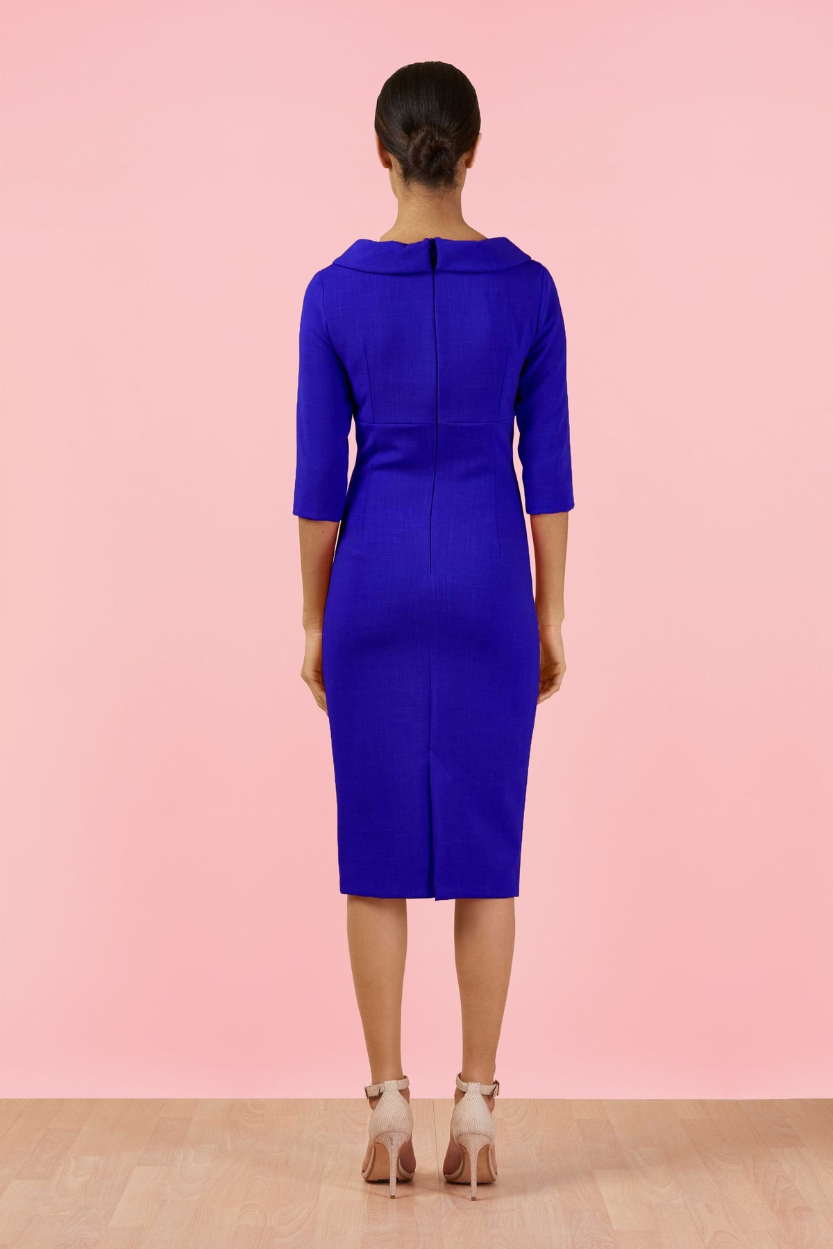 Tinsley Roll Collar Pencil Dress