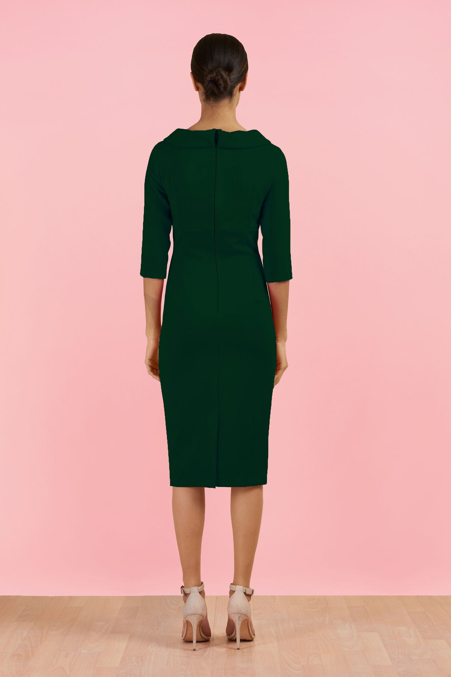 Tinsley Roll Collar Pencil Dress