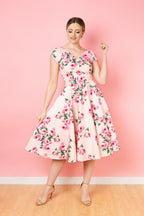 Hourglass Vintage Rose Swing Dress