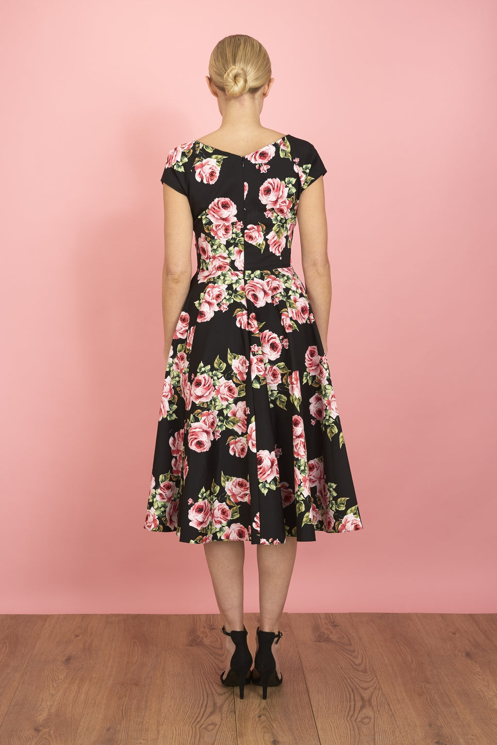 Hourglass Vintage Rose Swing Dress