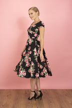 Hourglass Vintage Rose Swing Dress
