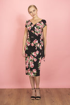 Hourglass Vintage Rose Pencil Dress