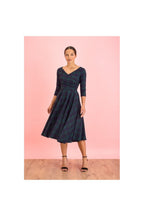 Hourglass Tartan 3/4 Sleeve Swing Dress