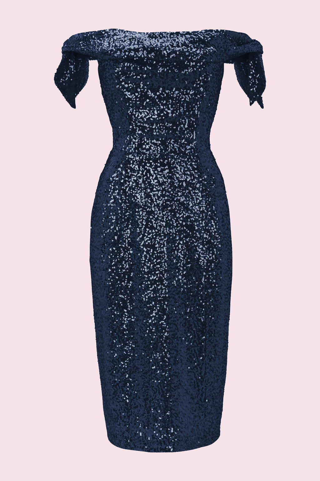 Tilly Sequin Off The Shoulder Pencil Dress