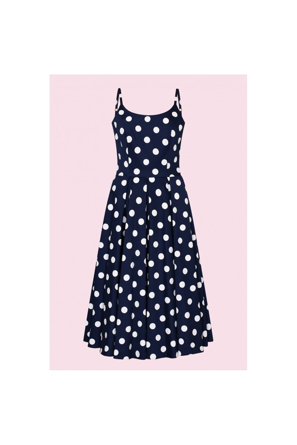 Priscilla Polka Dot Midi Dress