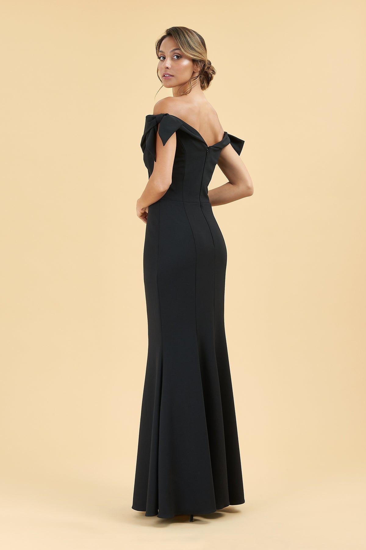 Tilly Off The Shoulder Bow Gown