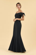 Tilly Off The Shoulder Bow Gown
