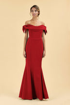 Tilly Off The Shoulder Bow Gown