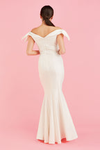 Tilly Off The Shoulder Bow Gown