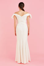 Tilly Off The Shoulder Bow Gown