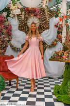 Fatale Bow Midi Dress