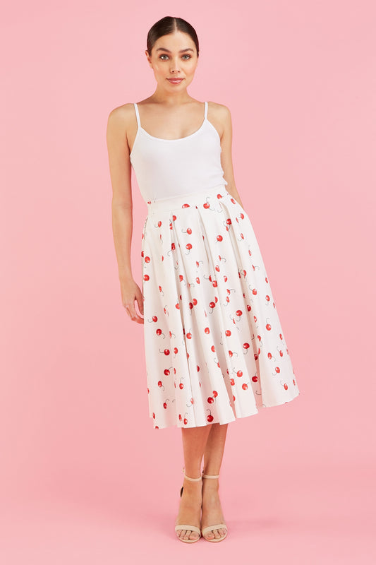 Signature Cherry Midi Skirt