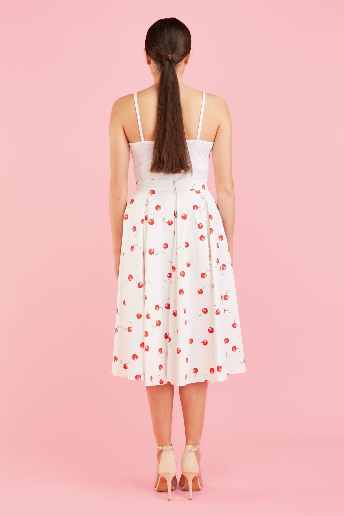 Signature Cherry Midi Skirt