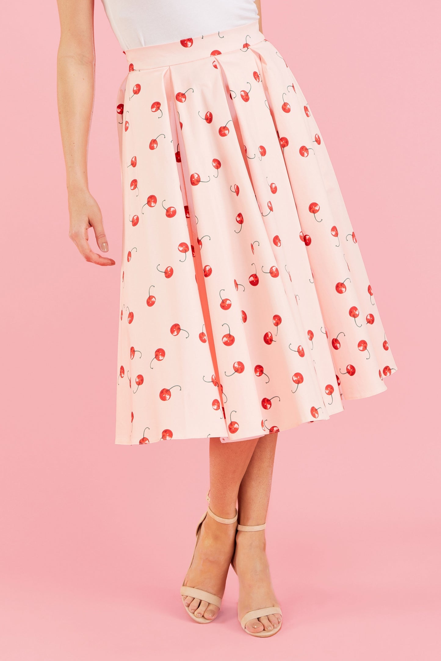 Signature Cherry Midi Skirt