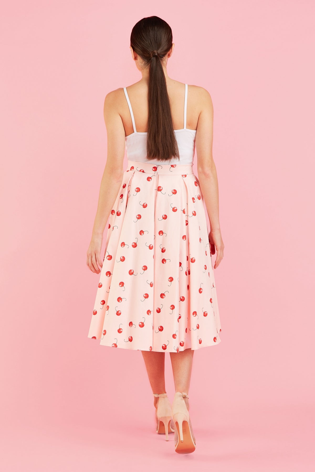 Signature Cherry Midi Skirt