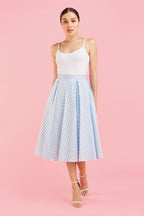 Signature Gingham Midi Skirt