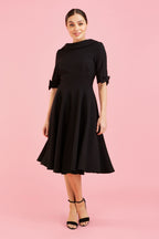 Hollywood Mid Sleeve Swing Dress