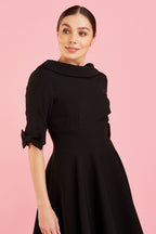Hollywood Mid Sleeve Swing Dress