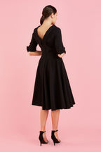 Hollywood Mid Sleeve Swing Dress