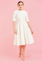 Hollywood Mid Sleeve Swing Dress