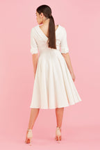 Hollywood Mid Sleeve Swing Dress