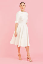 Hollywood Mid Sleeve Swing Dress