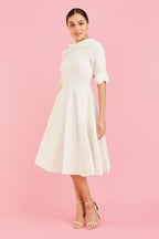 Hollywood Mid Sleeve Swing Dress