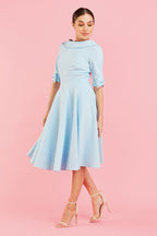 Hollywood Mid Sleeve Swing Dress