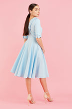 Hollywood Mid Sleeve Swing Dress