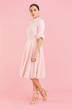 Hollywood Mid Sleeve Swing Dress