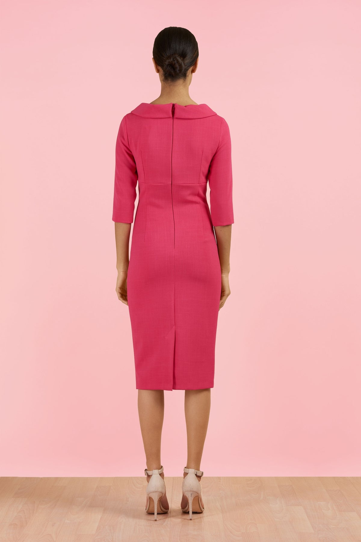 Tinsley Roll Collar Pencil Dress