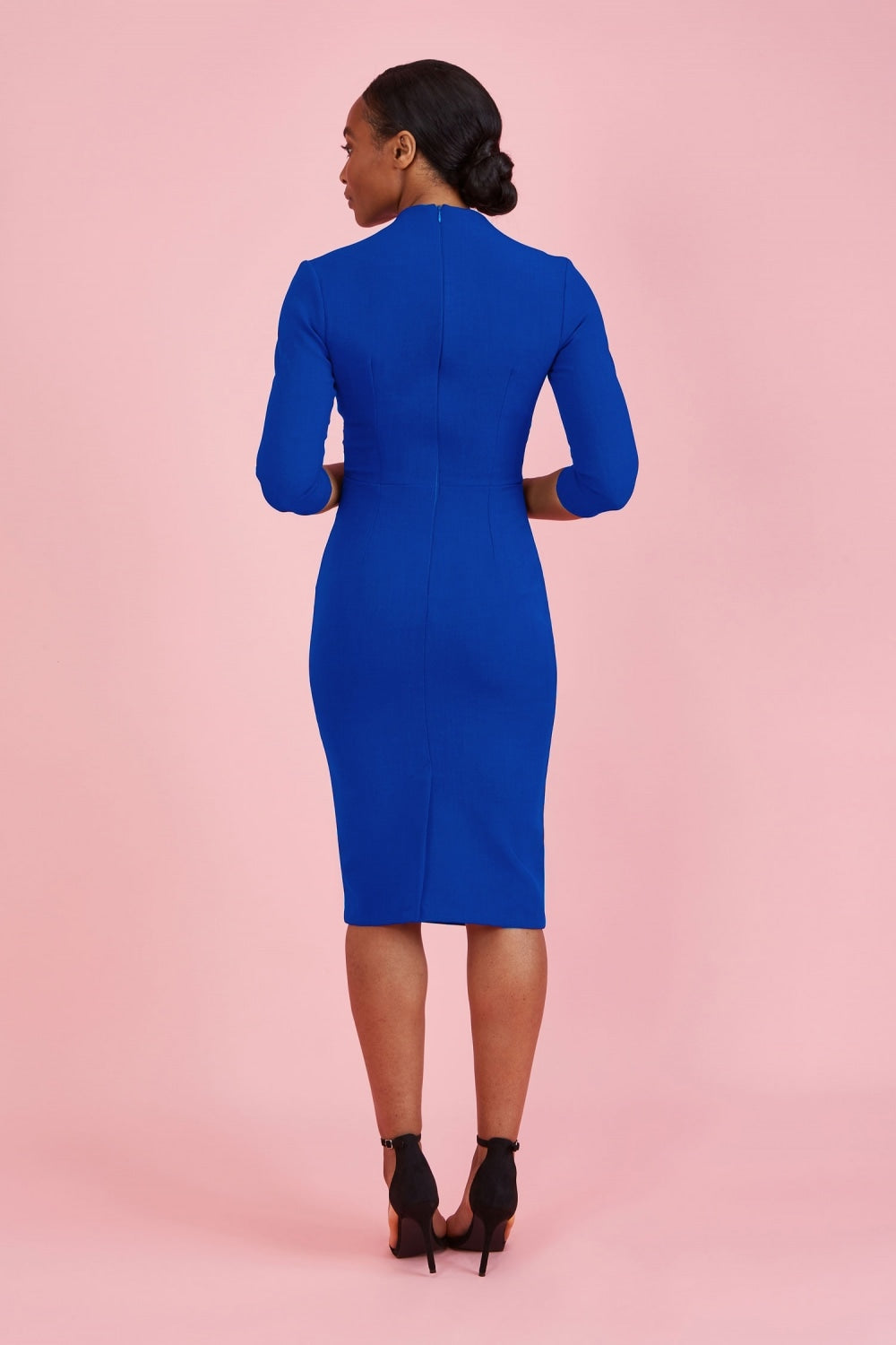 Estelle Faux Wrap Pencil Dress