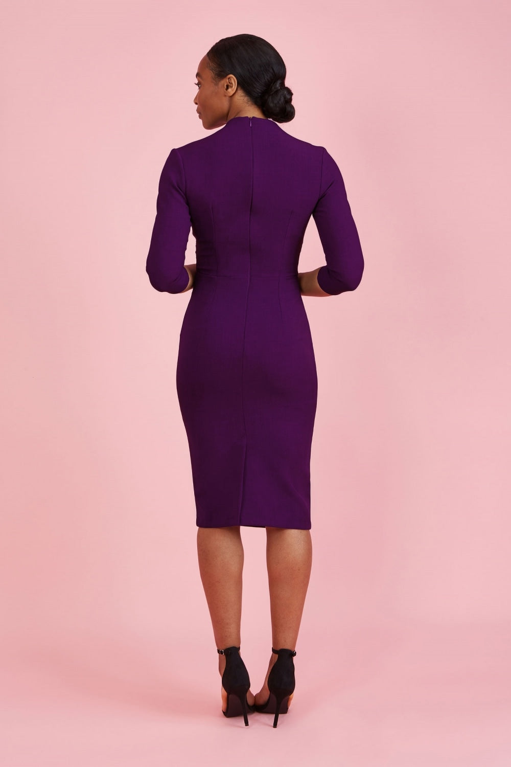Estelle Faux Wrap Pencil Dress